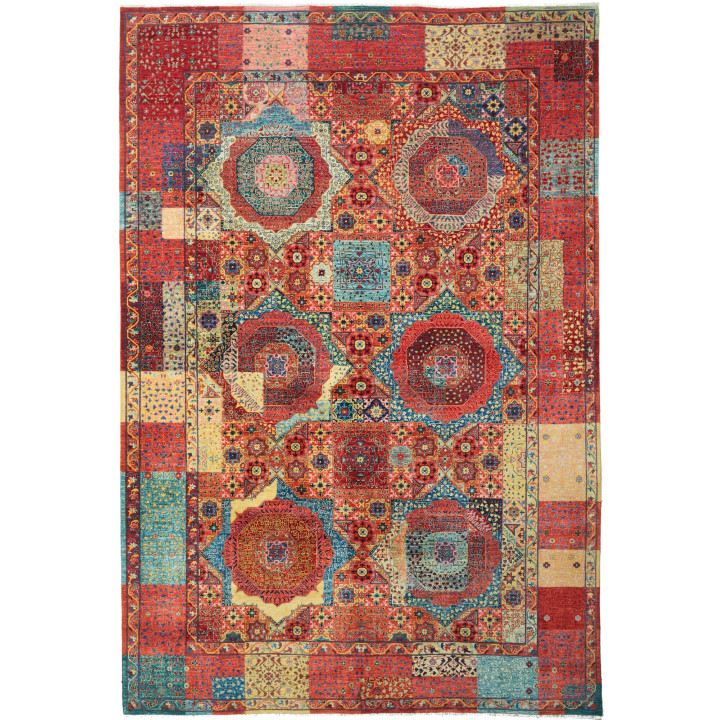 Tappeto Originale Kairo Pakistan 200x303 Rosso