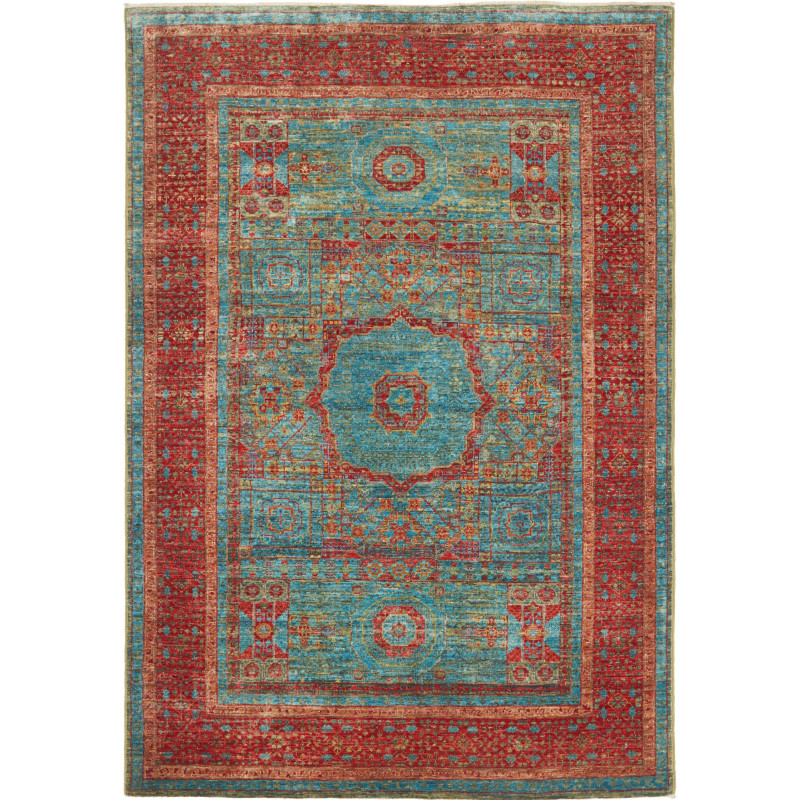 Rug Mamlouk Pakistan 126x182 Turquoise Antique