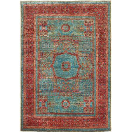 Rug Mamlouk Pakistan 126x182 Turquoise Antique