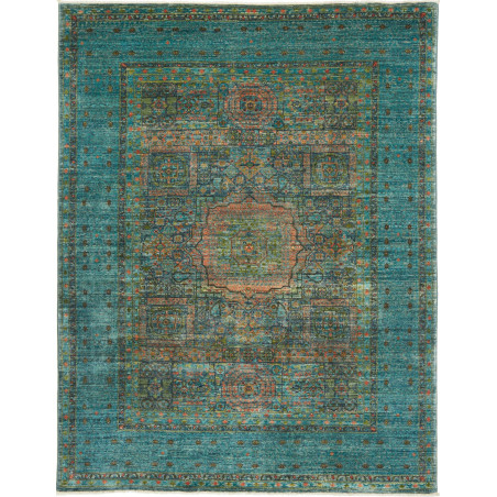 Rug Mamlouk Pakistan 156x200 Turquoise Aqua