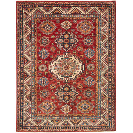 Rug Kazak Fine Pakistan 168x222 Red Cream