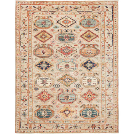 Rug Kazak Fine Pakistan 167x218 Beige Cream