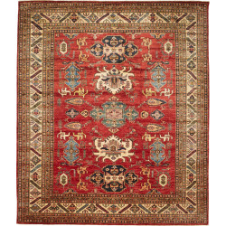 Rug Kazak Fine Pakistan 255x300 Terracotta Red
