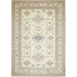 Rug Kazak Fine Pakistan 264x375 Pale Aquamarine