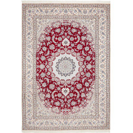 Hand Made Rug Nain 9la Persia 250x358 Dark Red