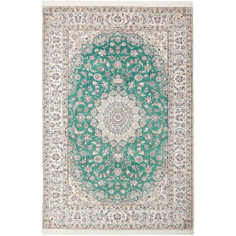 Tappeto Originale Nain 9la Persia 200x298 Verde