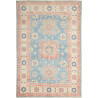 Rug Kazak Afghanistan 122x182 Cerulean Blue Cre
