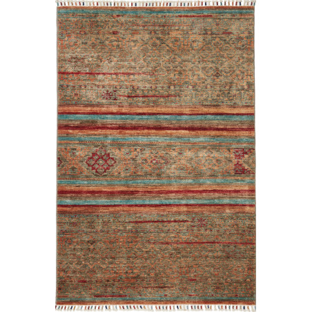 Rug Rubin Pakistan 101x153 Terracotta Turquoise