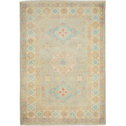 Rug Kazak Afghanistan 99x150 Sage Green Pastel