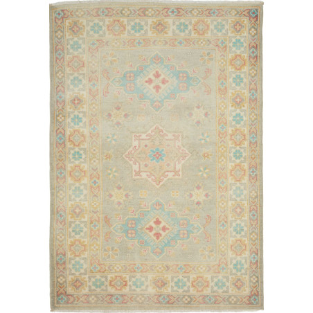 Rug Kazak Afghanistan 99x150 Sage Green Pastel