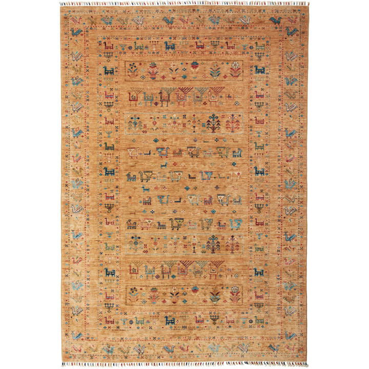 Hand Made Rug Istintia Pakistan 168x243 Ochre M