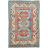 Rug Kazak Afghanistan 61x92 Sky Blue Terracotta