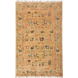 Hand Made Rug Istintia Pakistan 99x156 Beige Bl