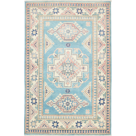 Rug Kazak Afghanistan 100x156 Aquamarine Blue