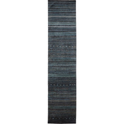 Rug Royal Gabbeh Pakistan 90x428 Deep Navy Teal
