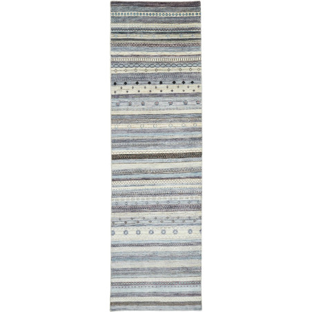 Rug Royal Gabbeh Pakistan 80x286 Blue Grey