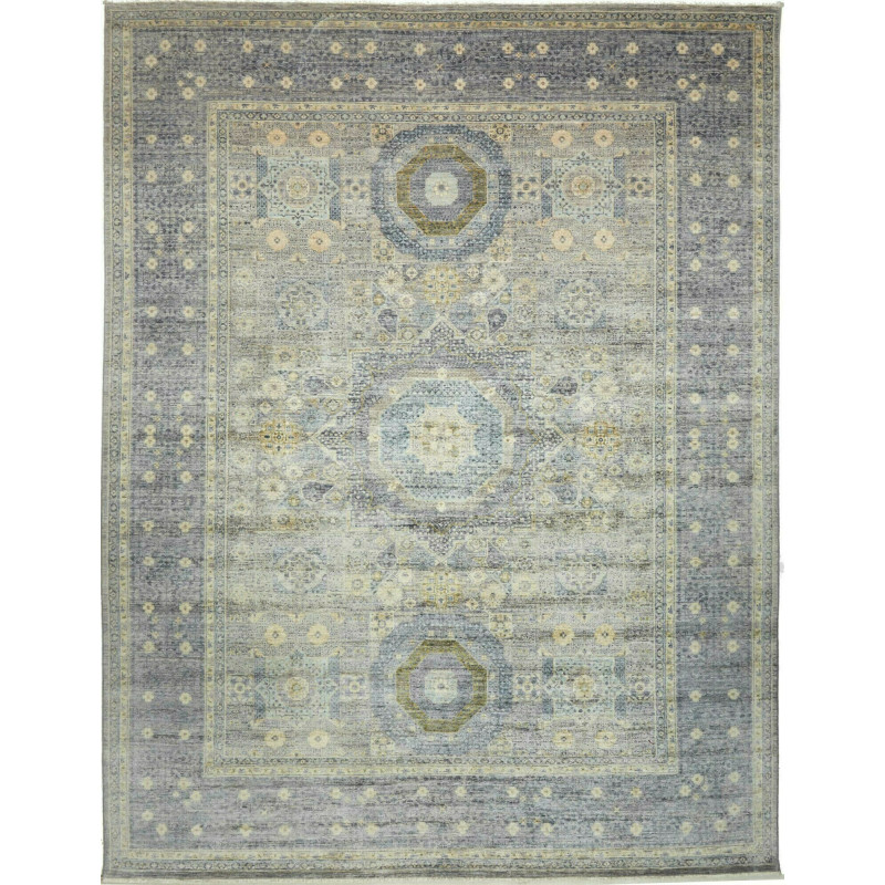 Rug Mamlouk Pakistan 275x368 Blue-gray Cream