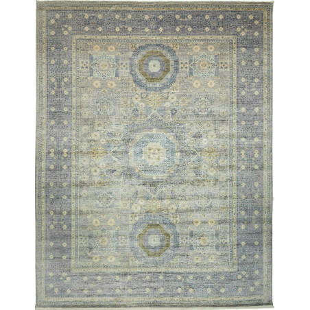 Rug Mamlouk Pakistan 275x368 Blue-gray Cream