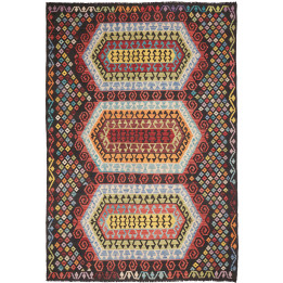 Hand Made Rug Kilim Afghanistan 201x289 Black M