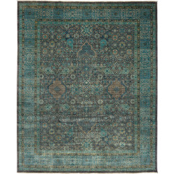Rug Mamlouk Pakistan 251x306 Teal Turquoise