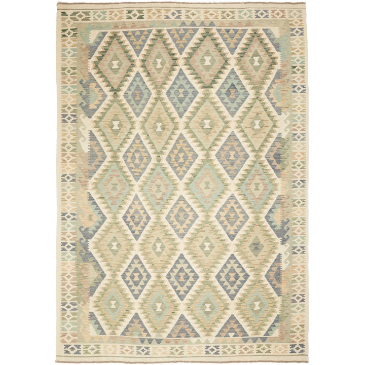 Hand Made Rug Kilim Afghanistan 207x289 Sage Gr