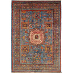 Rug Mamlouk Pakistan 211x304 Teal Blue Terracot