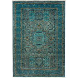 Rug Mamlouk Pakistan 129x186 Deep Teal Turquois