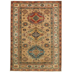 Rug Kazak Fine Pakistan 167x234 Beige Red