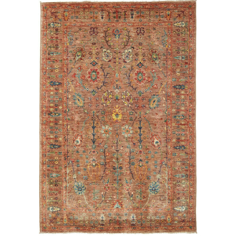 Rug Shahi Fine Pakistan 124x183 Terracotta