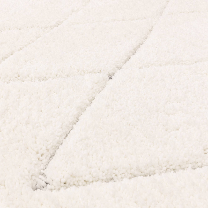 Tappeto Fes geometrico crema e grigio chiaro 200