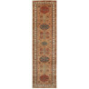 Rug Kazak Fine Pakistan 82x297 Terracotta Beige