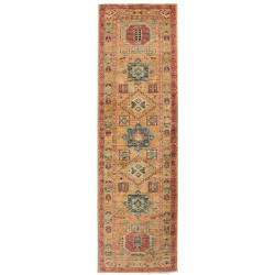 Rug Kazak Fine Pakistan 74x251 Burnt Orange Dee