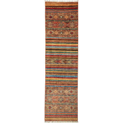Rug Samarkand Pakistan 80x298 Terracotta Red Tu