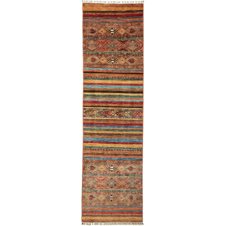 Rug Samarkand Pakistan 80x298 Terracotta Red Tu