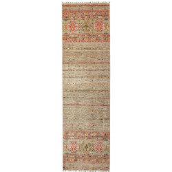 Rug Rubin Pakistan 81x289 Grey-beige Terracotta