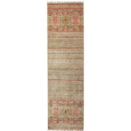 Rug Rubin Pakistan 81x289 Grey-beige Terracotta