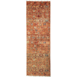 Rug Rubin Pakistan 77x244 Terracotta Burnt Oran