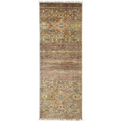 Rug Rubin Pakistan 72x202 Brown Beige