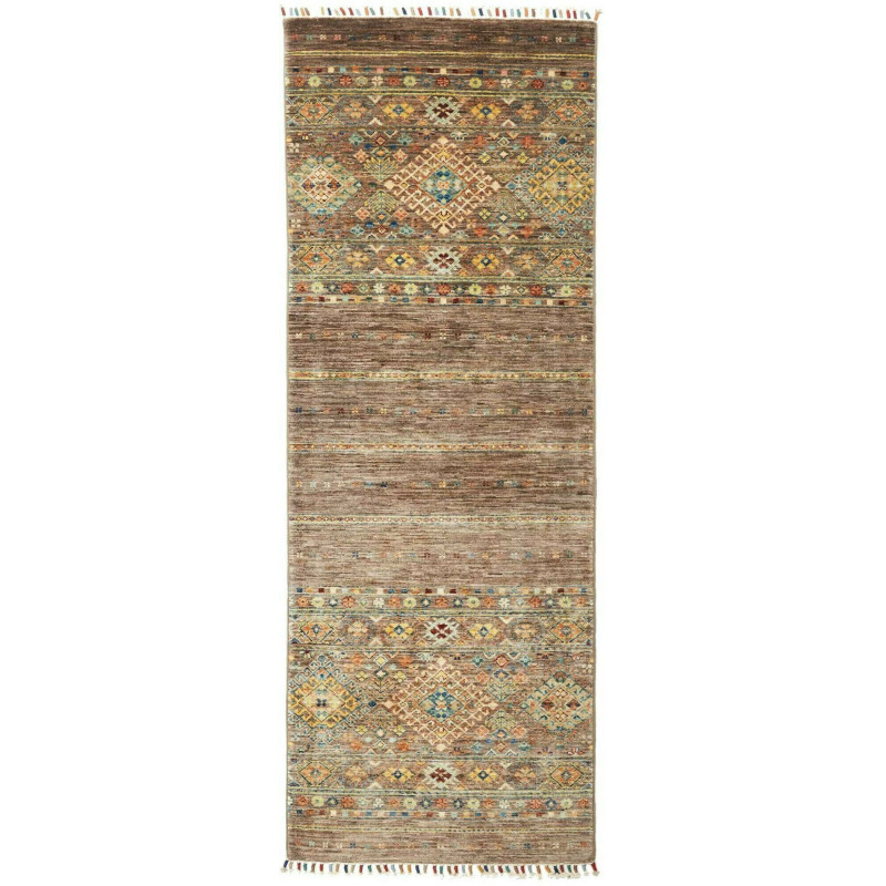 Rug Rubin Pakistan 72x202 Brown Beige
