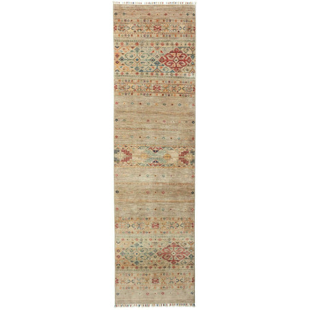 Rug Rubin Pakistan 76x290 Beige Terracotta Red