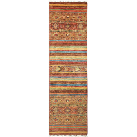 Rug Samarkand Pakistan 81x299 Brown Terracotta