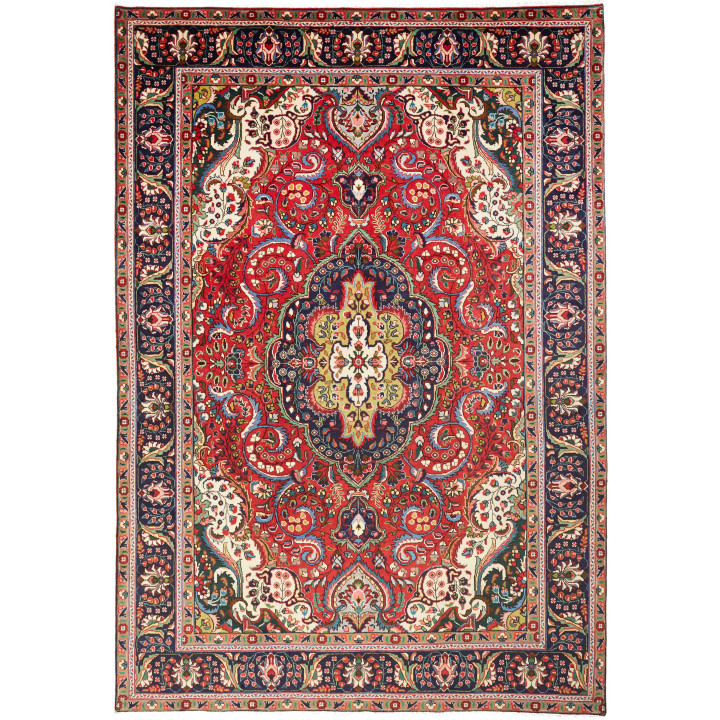 Tappeto Originale Tabriz Persia 200x295 Rosso B