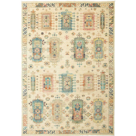 Rug Tribal Pakistan 147x212 Cream Ivory