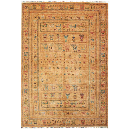 Rug Rubin Pakistan 170x243 Ochre Blue