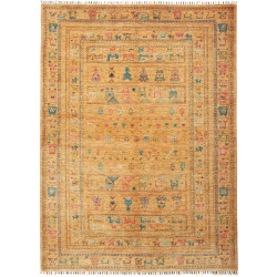 Rug Rubin Pakistan 170x230 Ochre Yellow Teal