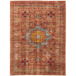 Hand Made Rug Kairo Pakistan 126x172 Rust Light