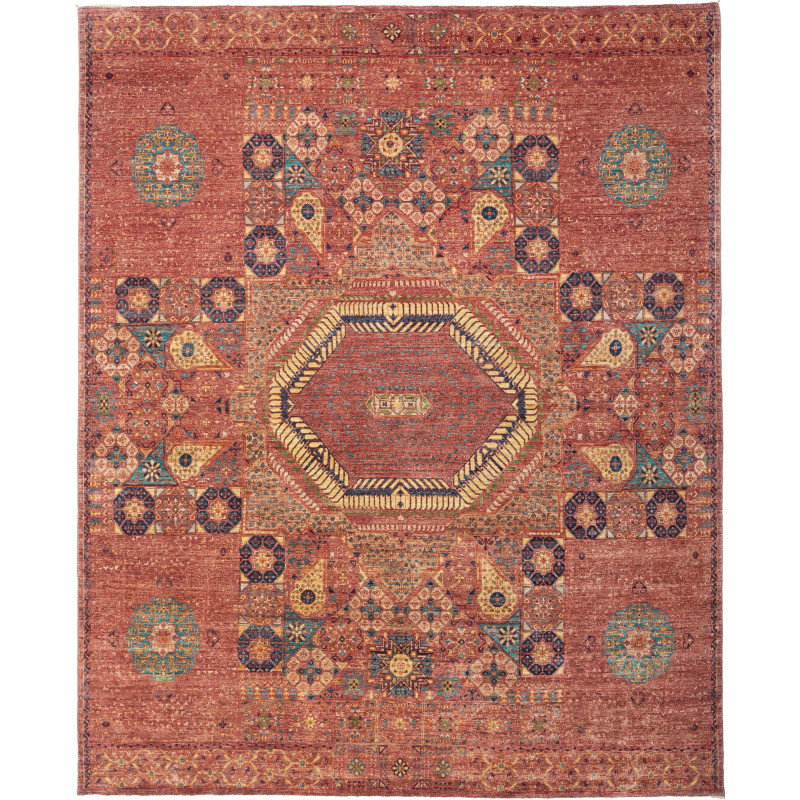 Rug Mamlouk Pakistan 245x306 Terracotta Rust