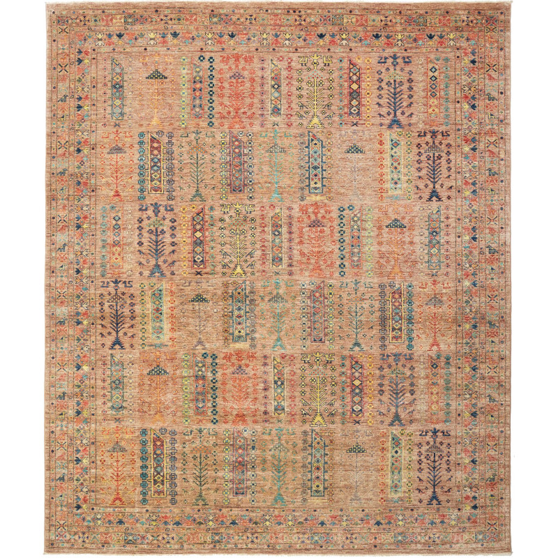 Rug Tribal Pakistan 245x298 Sandy Brown Multi-c
