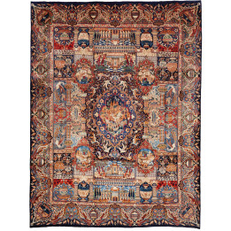 Tappeto Originale Kashamr Zirkhaki Persia 294x3