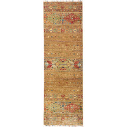 Rug Rubin Pakistan 81x253 Golden Brown Multi-co